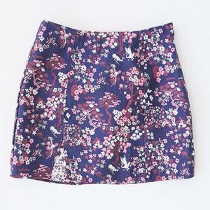 UO Luisa Jacquard Notched
Mini Skirt NWT